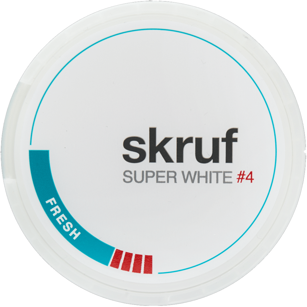 Skruf Super White Slim Fresh #4