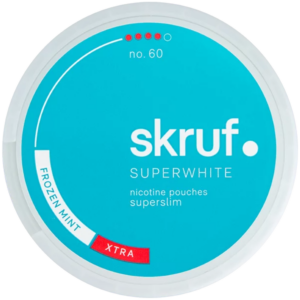 Skruf Super White Frozen Mint Superslim Xtra Strong